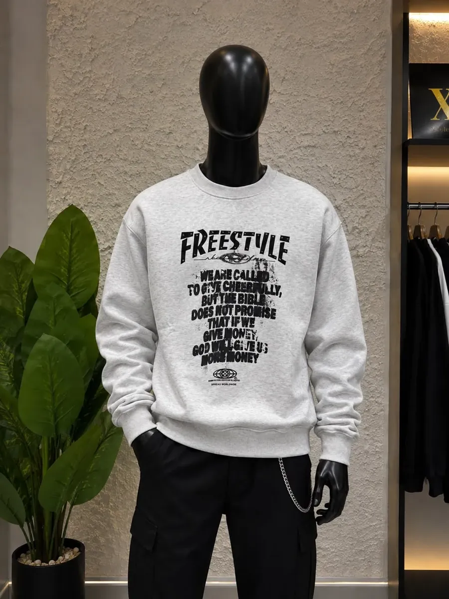 Freestyle Graphic Crew Sweatshirt